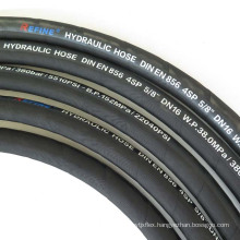 EN 856 4SH 4SP high pressure hydraulic rubber hose for excavator mining application